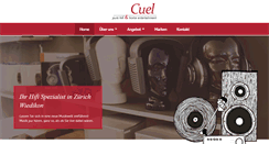 Desktop Screenshot of cuel.ch